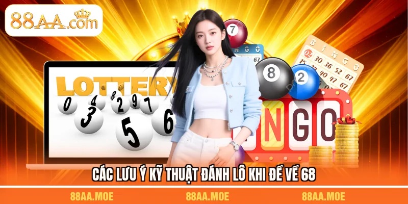 Các lưu ý kỹ thuật đánh lô khi đề về 68